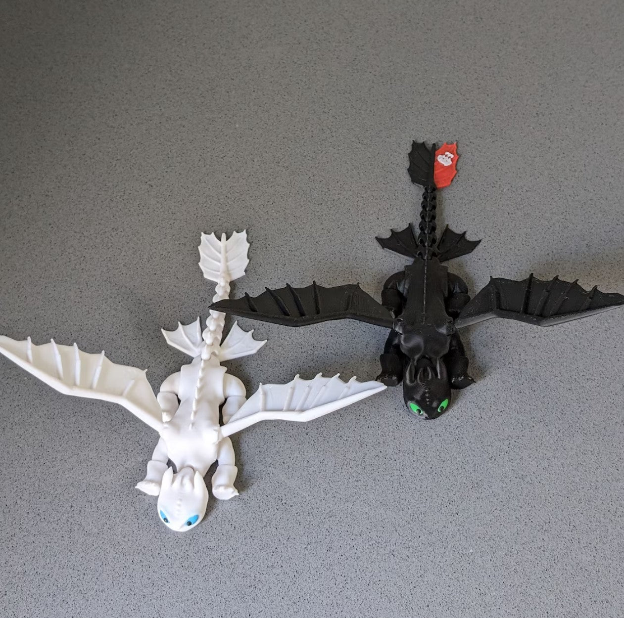 Toothless and Light Fury